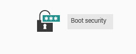 Boot security
