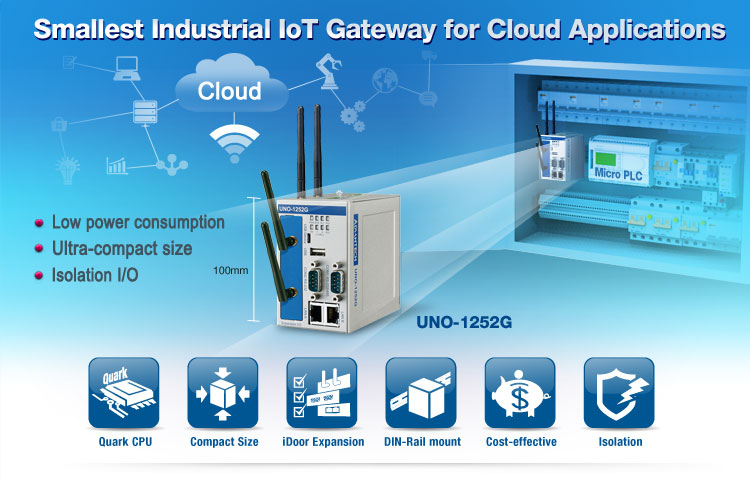 Advantech Control Cabinet PC 
for Space-saving Application